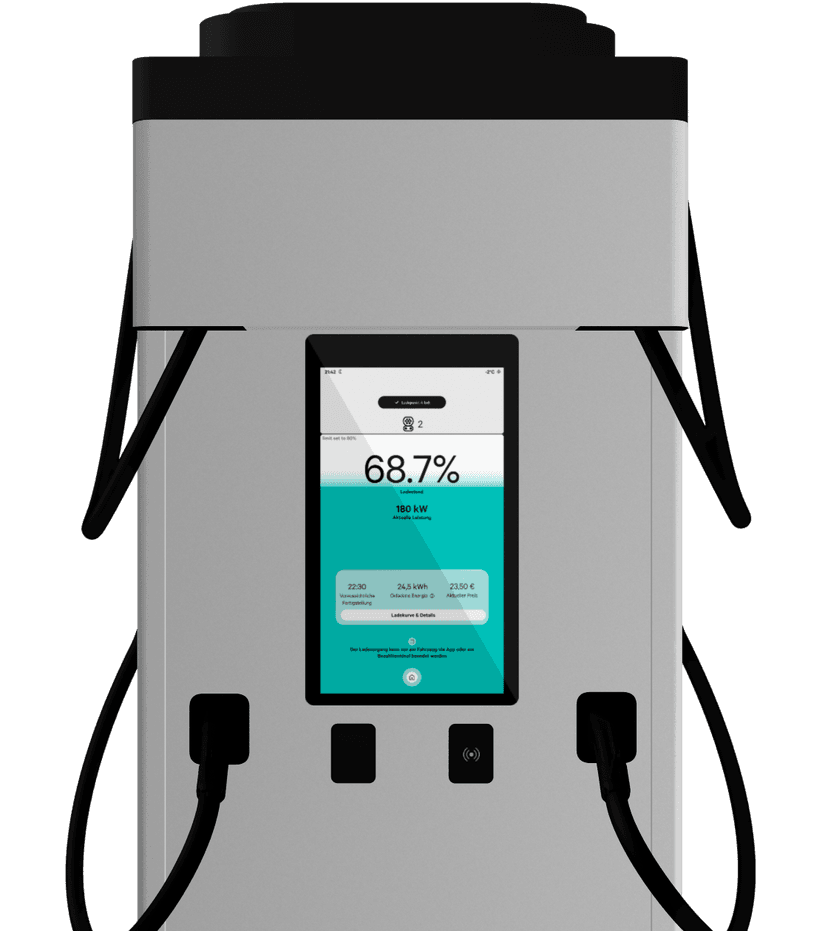 Chimero highpower charging station with integrated battery storage system