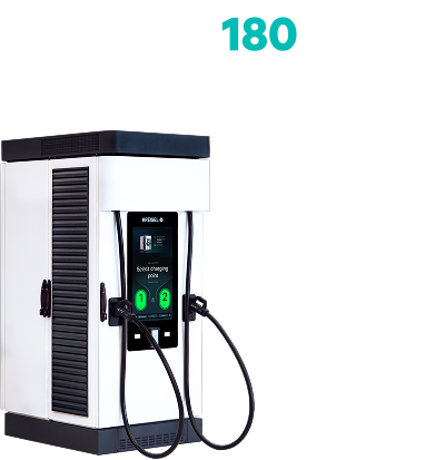 Chimero 180 charging station requires 60 kW input and delivers 180 kW output with a 115 kWh battery
